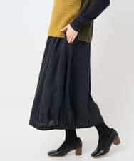 NHHAE36330 GIANNI LO GIUDICE(小さいサイズ)(メゾン ドゥ サンク) [セットアップ対応]リファインガーゼスカート ベージュ