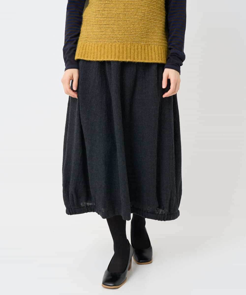 NHHAE36330 GIANNI LO GIUDICE(小さいサイズ)(メゾン ドゥ サンク) [セットアップ対応]リファインガーゼスカート ベージュ