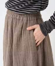 NHHAE36330 GIANNI LO GIUDICE(小さいサイズ)(メゾン ドゥ サンク) [セットアップ対応]リファインガーゼスカート ベージュ