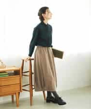 NHHAE36330 GIANNI LO GIUDICE(小さいサイズ)(メゾン ドゥ サンク) [セットアップ対応]リファインガーゼスカート ベージュ