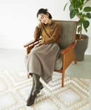 NHHAE36330 GIANNI LO GIUDICE(小さいサイズ)(メゾン ドゥ サンク) [セットアップ対応]リファインガーゼスカート ベージュ