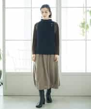 NHHAE36330 GIANNI LO GIUDICE(小さいサイズ)(メゾン ドゥ サンク) [セットアップ対応]リファインガーゼスカート ベージュ