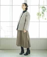 NHHAE36330 GIANNI LO GIUDICE(小さいサイズ)(メゾン ドゥ サンク) [セットアップ対応]リファインガーゼスカート ベージュ