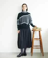 NHHAE36330 GIANNI LO GIUDICE(小さいサイズ)(メゾン ドゥ サンク) [セットアップ対応]リファインガーゼスカート ベージュ