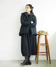 NHHAE36330 GIANNI LO GIUDICE(小さいサイズ)(メゾン ドゥ サンク) [セットアップ対応]リファインガーゼスカート ベージュ