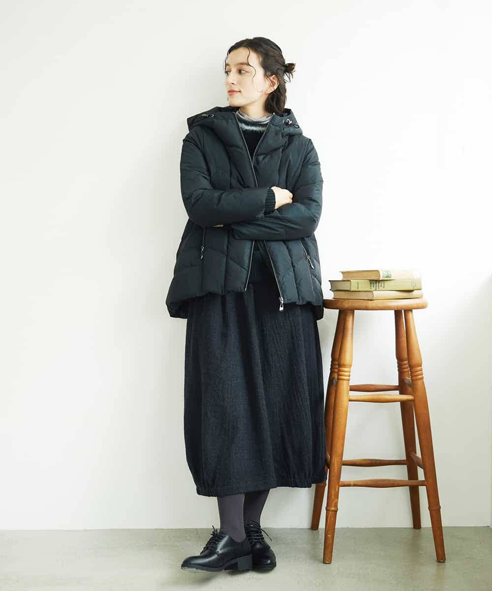 NHHAE36330 GIANNI LO GIUDICE(小さいサイズ)(メゾン ドゥ サンク) [セットアップ対応]リファインガーゼスカート ベージュ