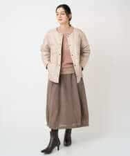 NHHAE36330 GIANNI LO GIUDICE(小さいサイズ)(メゾン ドゥ サンク) [セットアップ対応]リファインガーゼスカート ベージュ