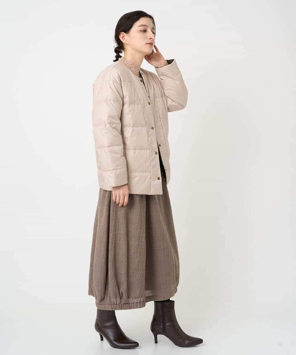 NHHAE36330 GIANNI LO GIUDICE(小さいサイズ)(メゾン ドゥ サンク) [セットアップ対応]リファインガーゼスカート ベージュ