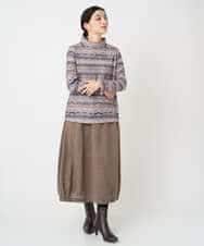 NHHAE36330 GIANNI LO GIUDICE(小さいサイズ)(メゾン ドゥ サンク) [セットアップ対応]リファインガーゼスカート ベージュ