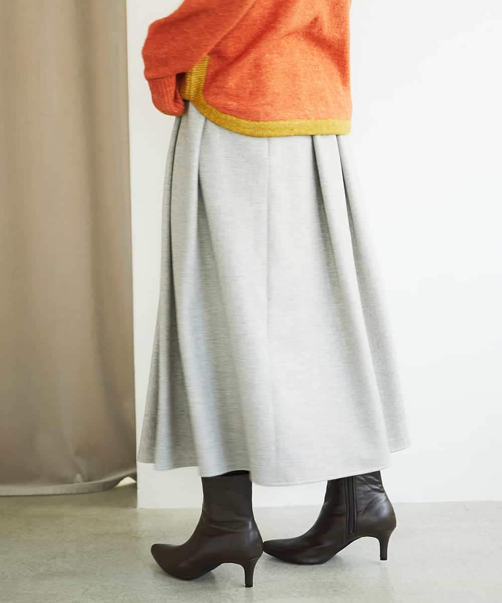 NHHAF85290 GIANNI LO GIUDICE(小さいサイズ)(メゾン ドゥ サンク) ウォッシャブルツイードスカート ベージュ系