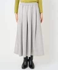 NHHAF85290 GIANNI LO GIUDICE(小さいサイズ)(メゾン ドゥ サンク) ウォッシャブルツイードスカート ベージュ系