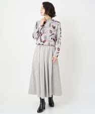 NHHAF85290 GIANNI LO GIUDICE(小さいサイズ)(メゾン ドゥ サンク) ウォッシャブルツイードスカート ベージュ系