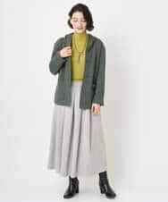 NHHAF85290 GIANNI LO GIUDICE(小さいサイズ)(メゾン ドゥ サンク) ウォッシャブルツイードスカート ベージュ系