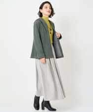 NHHAF85290 GIANNI LO GIUDICE(小さいサイズ)(メゾン ドゥ サンク) ウォッシャブルツイードスカート ベージュ系