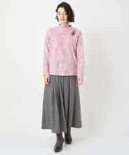 NHHAF85290 GIANNI LO GIUDICE(小さいサイズ)(メゾン ドゥ サンク) ウォッシャブルツイードスカート ベージュ系