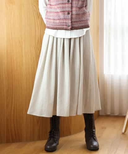 NHHAH46330 GIANNI LO GIUDICE(小さいサイズ) [セットアップ対応]ウールリファインガーゼスカート