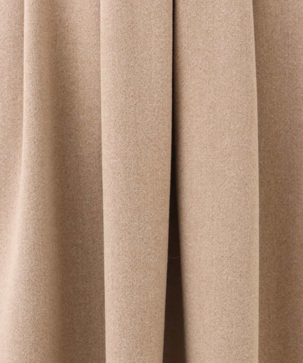 NHHAI86290 GIANNI LO GIUDICE(小さいサイズ)(メゾン ドゥ サンク) [セットアップ対応]タックフレアースカート ベージュ