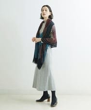 NHHAT20240 GIANNI LO GIUDICE(小さいサイズ)(メゾン ドゥ サンク) [日本製]サキソニーマーメイドスカート ライトグレー