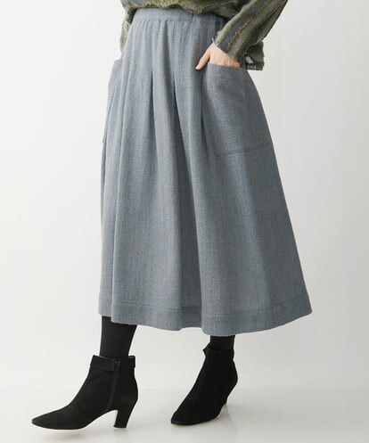 NHHAW26270 GIANNI LO GIUDICE(小さいサイズ) ウールガーゼタックスカート