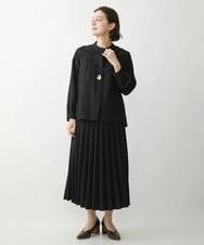 NHHAW30330 GIANNI LO GIUDICE(小さいサイズ)(メゾン ドゥ サンク) [セットアップ対応]ウール混ビエラスカート ブラック