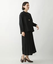 NHHAW30330 GIANNI LO GIUDICE(小さいサイズ)(メゾン ドゥ サンク) [セットアップ対応]ウール混ビエラスカート ブラック