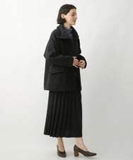 NHHAW30330 GIANNI LO GIUDICE(小さいサイズ)(メゾン ドゥ サンク) [セットアップ対応]ウール混ビエラスカート ブラック