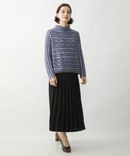 NHHAW30330 GIANNI LO GIUDICE(小さいサイズ)(メゾン ドゥ サンク) [セットアップ対応]ウール混ビエラスカート ブラック