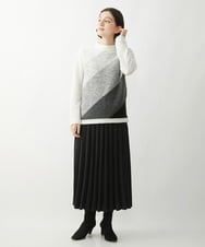 NHHAW30330 GIANNI LO GIUDICE(小さいサイズ)(メゾン ドゥ サンク) [セットアップ対応]ウール混ビエラスカート ブラック