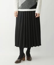 NHHAW30330 GIANNI LO GIUDICE(小さいサイズ)(メゾン ドゥ サンク) [セットアップ対応]ウール混ビエラスカート ブラック