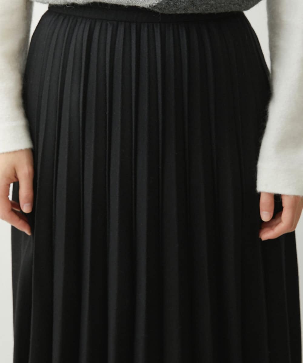 NHHAW30330 GIANNI LO GIUDICE(小さいサイズ)(メゾン ドゥ サンク) [セットアップ対応]ウール混ビエラスカート ブラック