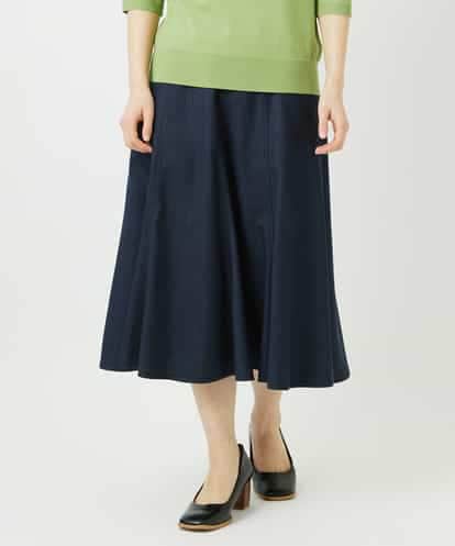 NHHCF83290 GIANNI LO GIUDICE(小さいサイズ) ウール混デニムフレアスカート