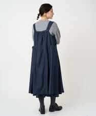 NHHCF83290 GIANNI LO GIUDICE(小さいサイズ)(メゾン ドゥ サンク) ウール混デニムフレアスカート ベージュ