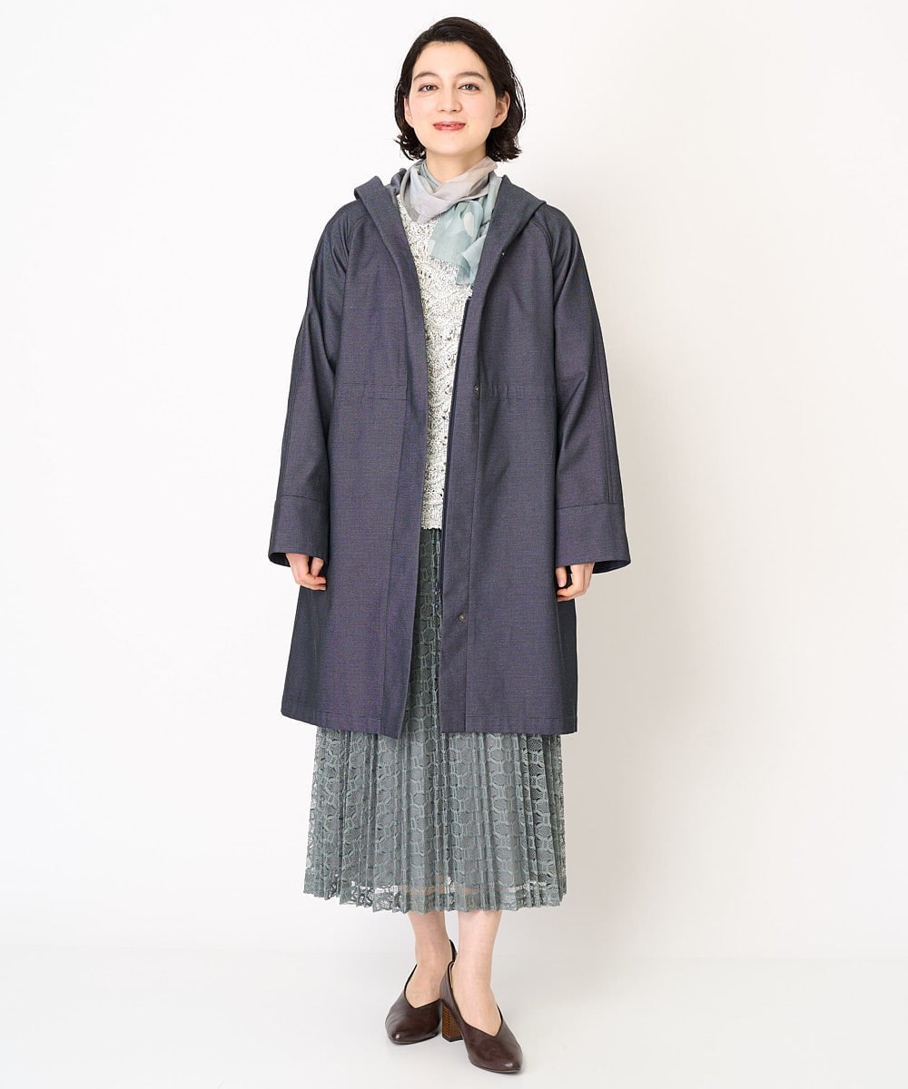 NHHEB40360 GIANNI LO GIUDICE(小さいサイズ)(メゾン ドゥ サンク) ポリエステルクロシェ風レーススカート グリーン
