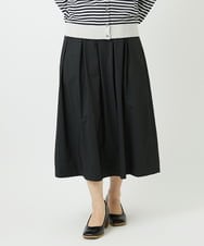 NHHEF81330 GIANNI LO GIUDICE(小さいサイズ)(メゾン ドゥ サンク) ストライプ柄タックギャザースカート ベージュ