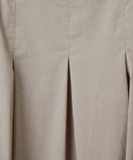 NHHEF81330 GIANNI LO GIUDICE(小さいサイズ)(メゾン ドゥ サンク) ストライプ柄タックギャザースカート ベージュ