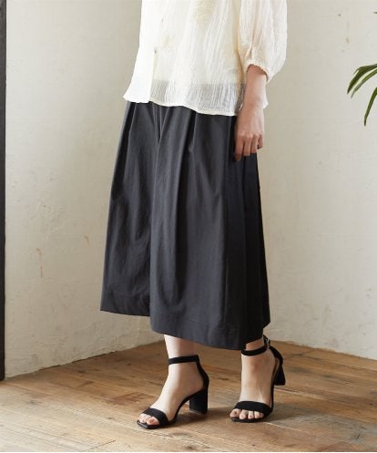 NHHEF81330 GIANNI LO GIUDICE(小さいサイズ) ストライプ柄タックギャザースカート