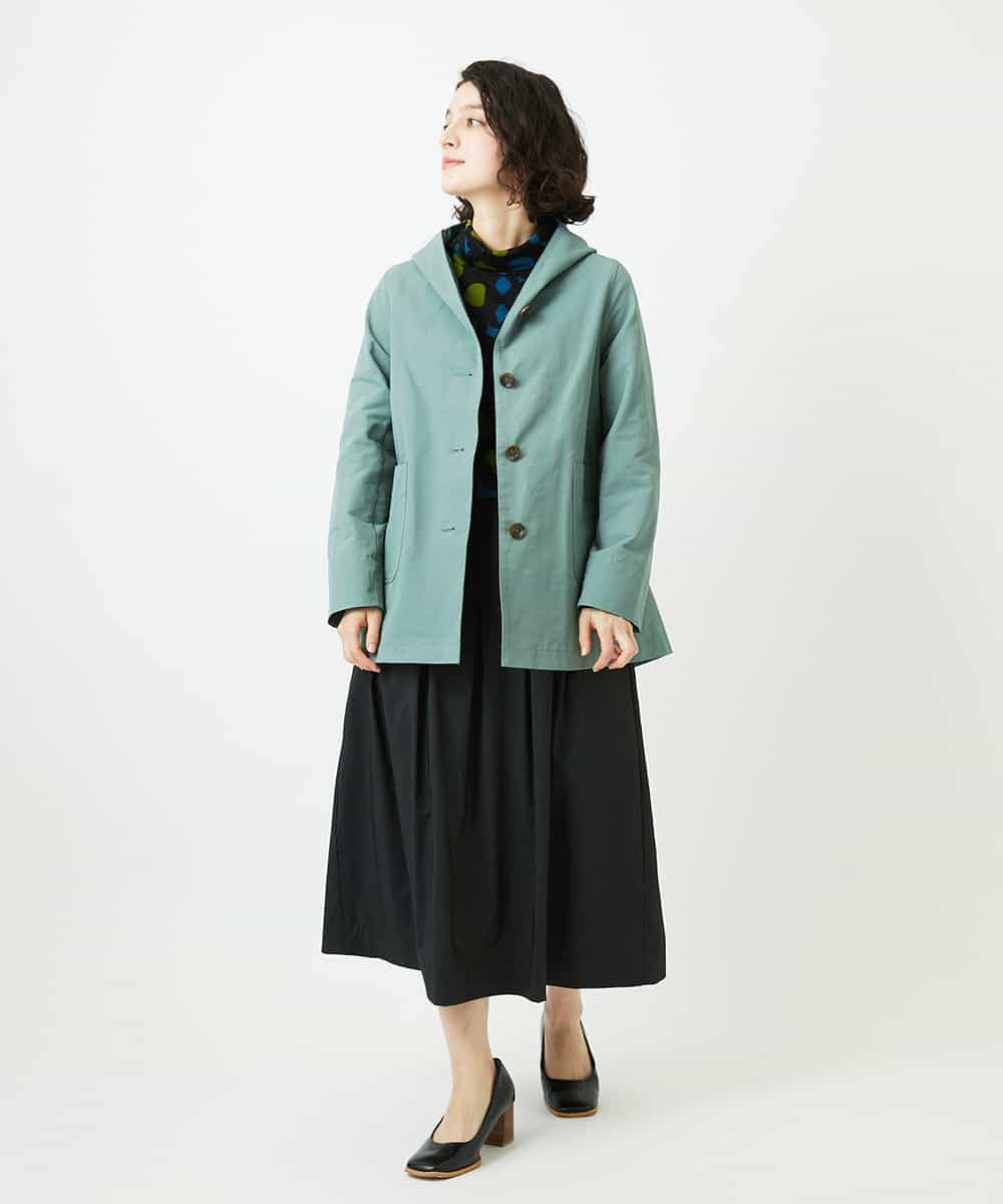 NHHEF81330 GIANNI LO GIUDICE(小さいサイズ)(メゾン ドゥ サンク) ストライプ柄タックギャザースカート ベージュ