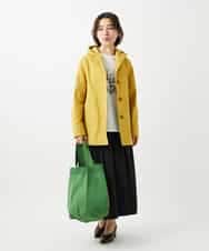 NHHEF81330 GIANNI LO GIUDICE(小さいサイズ)(メゾン ドゥ サンク) ストライプ柄タックギャザースカート ベージュ