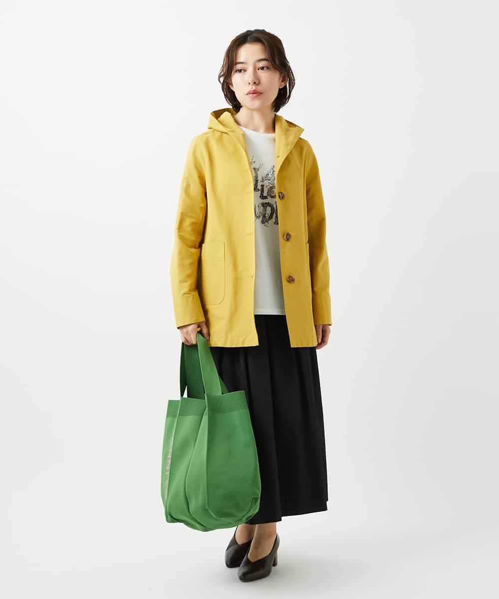 NHHEF81330 GIANNI LO GIUDICE(小さいサイズ)(メゾン ドゥ サンク) ストライプ柄タックギャザースカート ベージュ