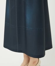 NHHGA28250 GIANNI LO GIUDICE(小さいサイズ)(メゾン ドゥ サンク) [リバーシブル]デニムペイズリープリントスカート ネイビー