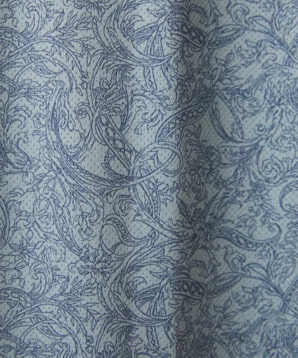 NHHGA28250 GIANNI LO GIUDICE(小さいサイズ)(メゾン ドゥ サンク) [リバーシブル]デニムペイズリープリントスカート ネイビー