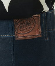 NHHGA28250 GIANNI LO GIUDICE(小さいサイズ)(メゾン ドゥ サンク) [リバーシブル]デニムペイズリープリントスカート ネイビー