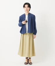 NHHGC02230 GIANNI LO GIUDICE(小さいサイズ)(メゾン ドゥ サンク) ナイロンワッシャースカート ベージュ