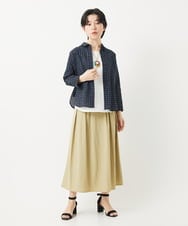 NHHGC02230 GIANNI LO GIUDICE(小さいサイズ)(メゾン ドゥ サンク) ナイロンワッシャースカート ベージュ