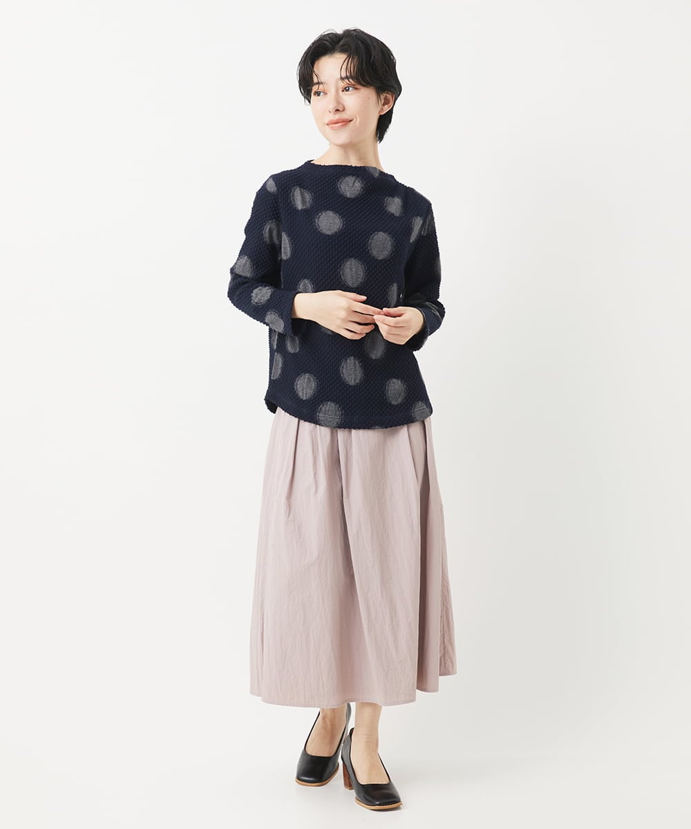NHHGC02230 GIANNI LO GIUDICE(小さいサイズ)(メゾン ドゥ サンク) ナイロンワッシャースカート ベージュ