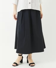 NHHGC92250 GIANNI LO GIUDICE(小さいサイズ)(メゾン ドゥ サンク) ナイロンストレッチタフタスカート ベージュ