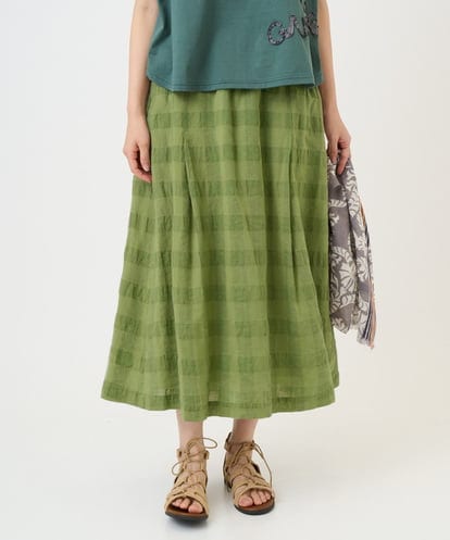 NHHGE53390 GIANNI LO GIUDICE(小さいサイズ) [セットアップ対応]シャドーチェックスカート