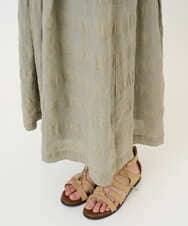 NHHGE53390 GIANNI LO GIUDICE(小さいサイズ)(メゾン ドゥ サンク) [セットアップ対応]シャドーチェックスカート ベージュ