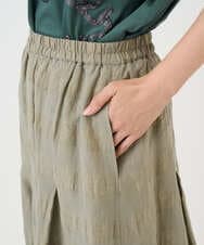 NHHGE53390 GIANNI LO GIUDICE(小さいサイズ)(メゾン ドゥ サンク) [セットアップ対応]シャドーチェックスカート ベージュ