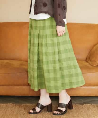 NHHGE53390 GIANNI LO GIUDICE(小さいサイズ) [セットアップ対応]シャドーチェックスカート